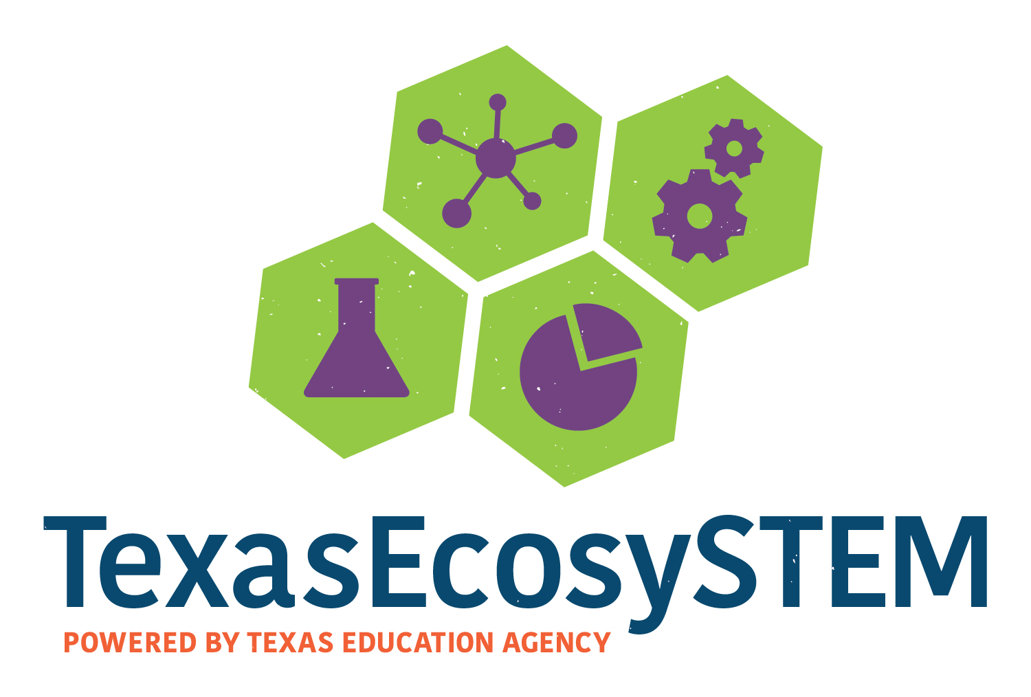 Texas Ecosystem Logo. Powered by Texas Education Agency